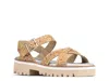 Donald Pliner Women Pyper Natural Silver Cork Casual In Brown