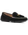Donald Pliner Rebina Suede Loafer In Black