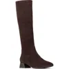 Shop Donald Pliner Regina Knee High Boot In Dark Brown