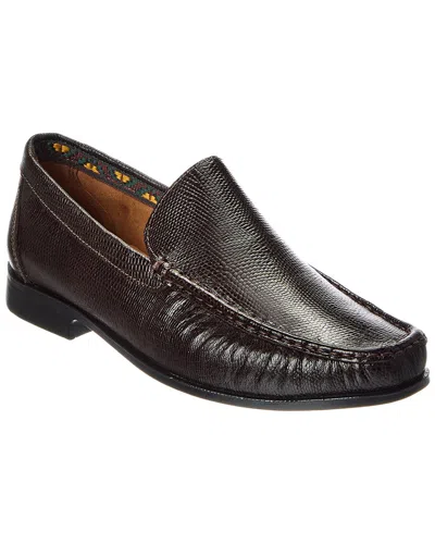Donald Pliner Reuben Leather Loafer In Brown