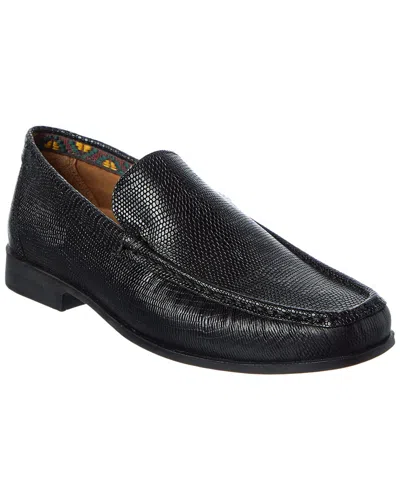 Donald Pliner Reuben82 Leather Slip-on In Black
