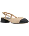 Donald Pliner Woven Slingback Pump