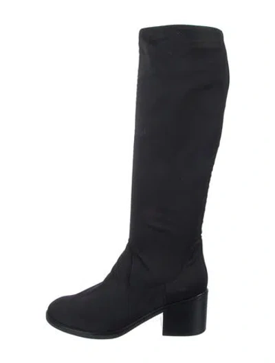 Pre-owned Donald Pliner Riding Boots In Black