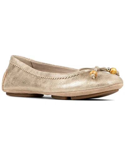 Donald Pliner Rosita Ballerina In Gold