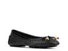 Donald Pliner Rosita Raffia Ballerina In Black