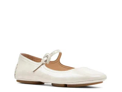 Donald Pliner Rumma Mary Jane Flat In White
