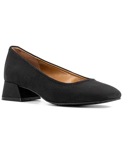 Donald Pliner Square Toe Pump In Black