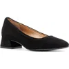 Donald Pliner Rya Square Toe Pump In Black Fabric