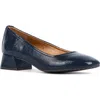 Donald Pliner Rya Square Toe Pump In Navy Leather
