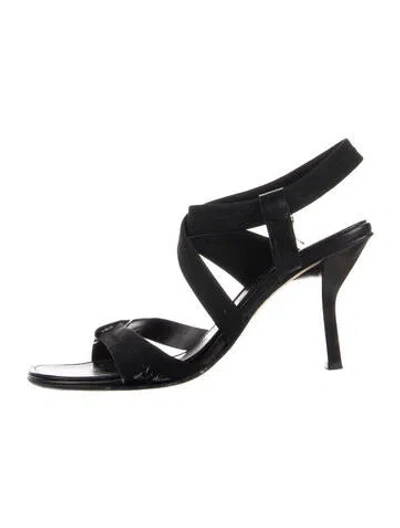Pre-owned Donald Pliner Sandals In Black