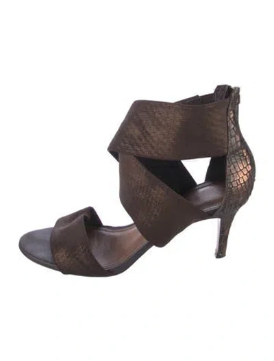 Pre-owned Donald Pliner Sandals In Brown