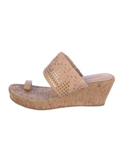 Pre-owned Donald Pliner Sandals In Neutral