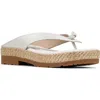 Donald Pliner Seena Fifi Platform Wedge Flip Flop In Porcelain