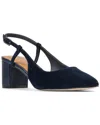Donald Pliner Shanie Suede Slingback In Blue