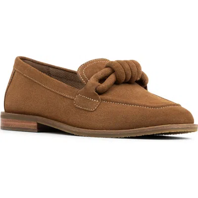 Donald Pliner Shaya Leather Loafer In Saddle