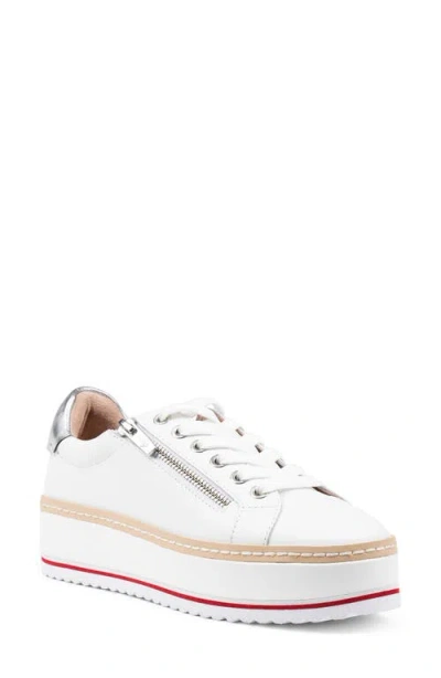 DONALD PLINER DONALD PLINER SIDE ZIP PLATFORM SNEAKER