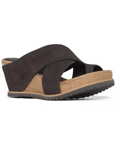 DONALD PLINER DONALD PLINER SISU SUEDE WEDGE SANDAL