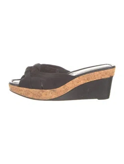 Pre-owned Donald Pliner Slides In Brown