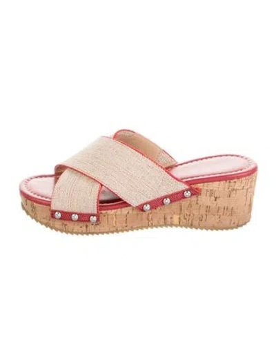 Pre-owned Donald Pliner Slides In Multi