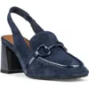 Donald Pliner Slingback Bit Loafer Pump In Navy