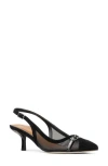 Donald Pliner Slingback Kitten Heel Pump In Yellow
