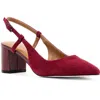 Donald Pliner Slingback Pump In Cranberry