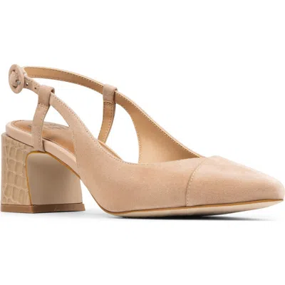 Donald Pliner Slingback Pump In Nude