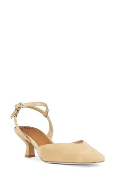 Donald Pliner Cion Suede Pump In Camel