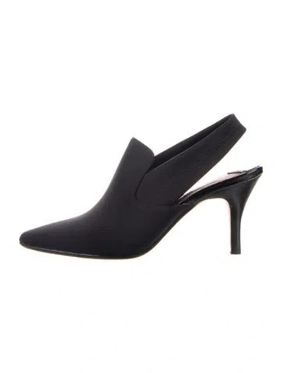 Pre-owned Donald Pliner Slingback Pumps In Black