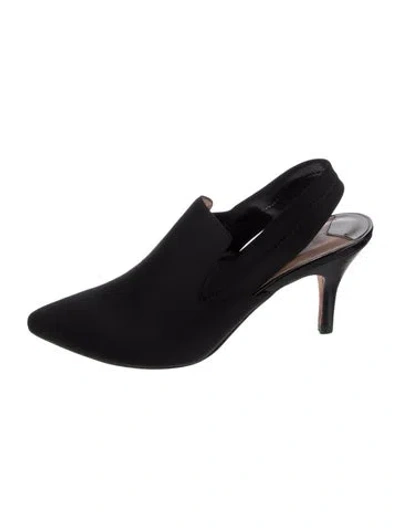 Pre-owned Donald Pliner Slingback Pumps In Black