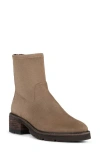 Donald Pliner Snakeskin Embossed Trim Boot In Biscotti