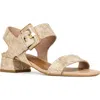 DONALD PLINER DONALD PLINER SNAKESKIN PRINT SANDAL