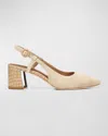 Donald Pliner Song Slingback Pointed Toe Pump In Sand