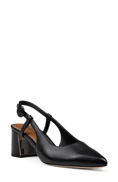 Donald Pliner Song Slingback Pointed Toe Pump In Black