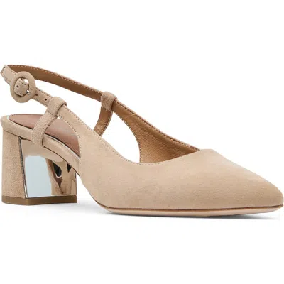 Donald Pliner Song Slingback Pointed Toe Pump In Neutral