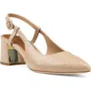 Donald Pliner Women's Song Pointed Toe Slingback Pumps In Sand