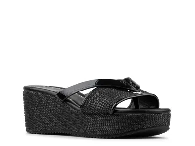 Donald Pliner Sotiraspr Wedge Sandal In Black