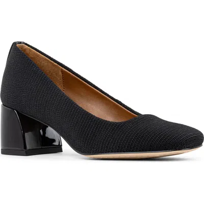 Donald Pliner Square Toe Pump In Black