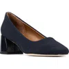 Donald Pliner Square Toe Pump In Blue