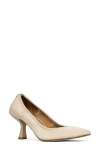 Donald Pliner Square Toe Pump In Sand