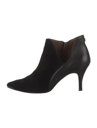 Pre-owned Donald Pliner Suede Boots In Black