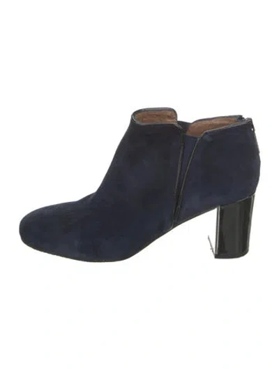 Pre-owned Donald Pliner Suede Boots In Blue