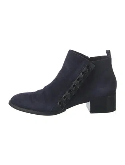 Pre-owned Donald Pliner Suede Boots In Blue