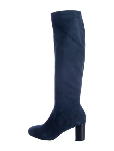 Pre-owned Donald Pliner Suede Boots In Blue