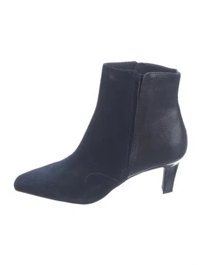 Pre-owned Donald Pliner Suede Boots In Blue