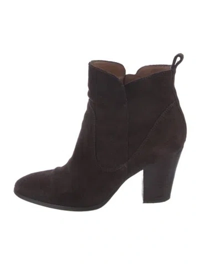 Pre-owned Donald Pliner Suede Boots In Brown