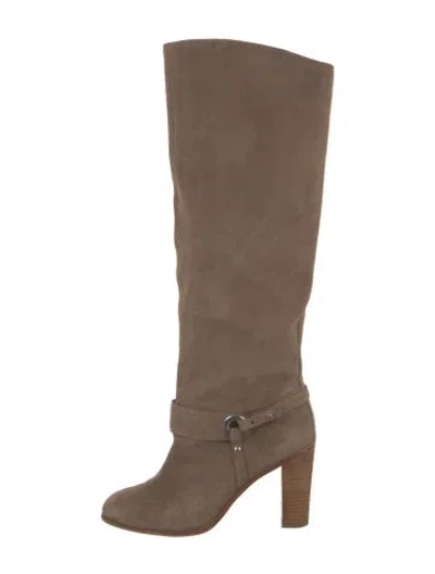 Pre-owned Donald Pliner Suede Boots In Brown