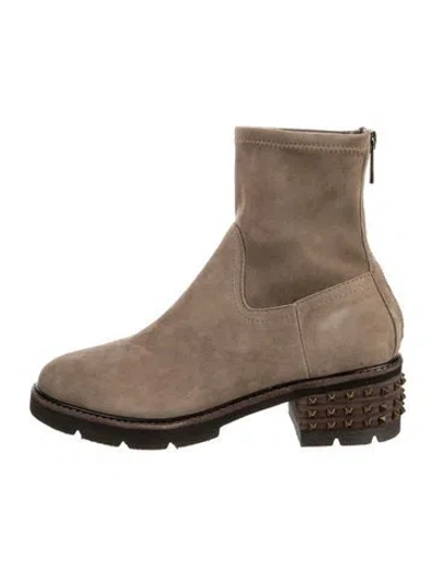 Pre-owned Donald Pliner Suede Boots In Brown