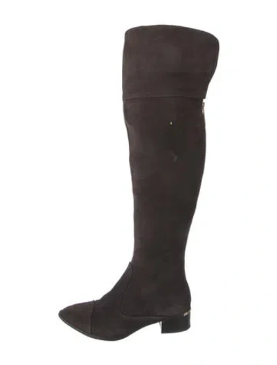 Pre-owned Donald Pliner Suede Boots In Brown