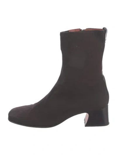 Pre-owned Donald Pliner Suede Boots In Brown/grey